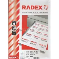 Sonstiges Étiquette laser 105x148,0 blanche Radex 400er