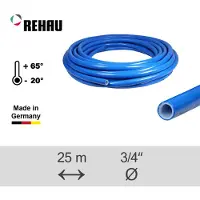 Rehau Tuyau d'eau potable RAUAQUA Varioflex Plus Ø intérieur 19 mm - 10490161025