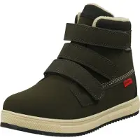 Kickers Bottes crème / kaki / rouge