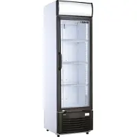 Saro Refroidisseur de bouteilles avec 1 porte vitrée - présentoir publicitaire, 260 litres