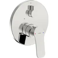 Hansa HANSABASIC Mitigeur de bain et de douche, pour corps dencastrement, chrome, 80559003