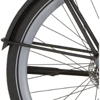 Cortina Bearing Co. Cortina Fender Rod hinten 28 Silento Jet Black Matt