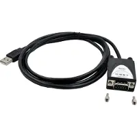 EXSYS EX-1311-2, noir, 1,8 m, USB Type-A, DB-9, mâle, mâle