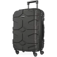 Hauptstadtkoffer - X-Kölln - Valise à main trolley avec soufflet d'extension 4 roues robuste coque dure valise de voyage extensible, serrure TSA 50 L,Graphit