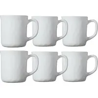 Esmeyer 6x 441-012 Arcoroc Tasse à café TRIANON, 0,29 l, blanc