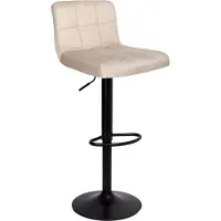 EHokery Hoker Arako Black Beige Velours, réglable en hauteur