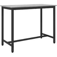 vidaXL Table Sonoma gris 100 x 50 x 76,5 cm
