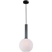 Masterlight Lampe suspendue Ø 25cm Bella 2 Huile tachetée avec verre blanc mat
