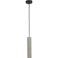 Masterlight Lampe suspendue Run avec cylindre en acier inoxydable