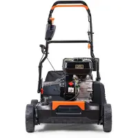 FUXTEC Scarificateur a gazon thermique - FUXTEC FX-BV240 - 212cm3 largeur 40cm sac 45l 18 lames 24 griffes