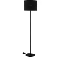 Eglo Lampadaire noir Paraguaio Ø 36 cm