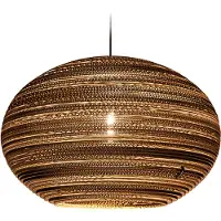 Think Paper Lazy 640 Lampe suspendue en carton Ø 64cm