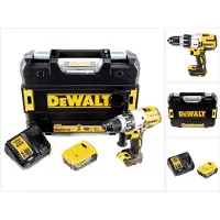 DeWalt DCD 996 M1 18 V Brushless Li-Ion Perceuse-visseuse à percussion sans fil avec boîtier TSTAK + 1x Batterie DCB 182 4,0 Ah + Chargeur DCB 115