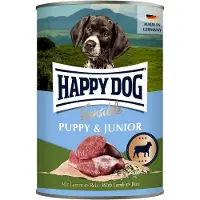 Happy Dog Aliment Humide Sensible Puppy & Junior - Agneau & Riz - 6 x 400 g