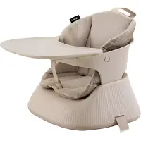 Hannie Chaise Haute - Portable - White Sable - - UneTaille - Chaise Haute