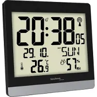 Technoline WS8014 Horloge murale radio avec affichage XXL/ fonction alarme/ affichage de la température