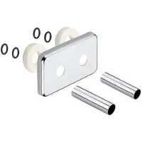 Sapho Rosace de plafond pour le kit de raccordement TWIN, chrome
