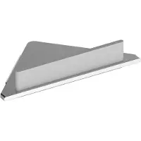 Keuco Edition 400 Tablette de douche en angle avec raclette, 11557170100