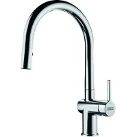 Franke Robinet ACTIVE J chrome, douchette extractible, haute pression, bec pivotant