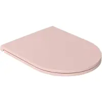 Hak isvea - wc-bril slim, softclose, zalm roze