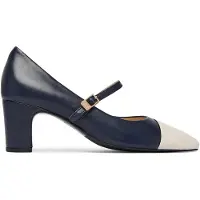 Högl Escarpins 'Paris' crème / marine
