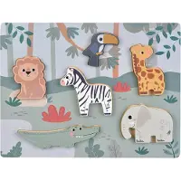 Kinder and Kids Puzzle - 6 Briques - 30x22 cm - Jungle - - UneTaille - Puzzle