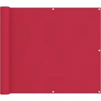 vidaXL Brise-vue pour balcon Bordeaux rouge 90 x 200 cm Tissu Oxford
