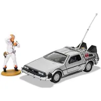 Corgi Retour vers le futur Modèle Diecast 1/36 DeLorean et Doc Brown Figure