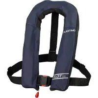 PLASTIMO Gilet de sauvetage Pilot 180 avec harnais Bleu Bleu One Size