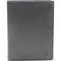 Esquire Cuir porte-monnaie Slim Wallet High Black noir