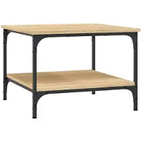 vidaXL Table basse chêne Sonoma 55x55x40 cm Bois composite