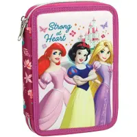 Giovas Trousse à crayons remplie Disney Princess Strong 2 étages