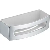 Keuco Panier de douche ELEGANCE insert en plastique en 2 parties, chromé blanc