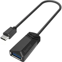 Hama Adaptateur USB-C USB-A femelle (noir)