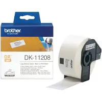 Brother DK-11208 - (38 mm x 90 mm) - Noir sur blanc - Étiquette