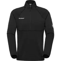 Mammut - Polaire stretch en Polartec à demi-zip - Taiss ML Half Zip Pull Men Black pour Homme - Taille M - Noir