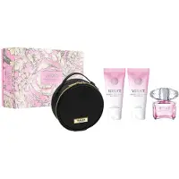 Versace Bright Crystal Vapo Gift Set 90ml Eau De Toilette Rose Femme