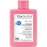 Teaology Peach Tea Hydra Shampoo shampoing hydratant pour renforcer les cheveux abîmés 250 ml