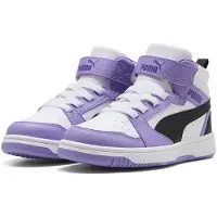 Puma Chaussures de sport Rebound V6 Mid Ac+ Ps, blanc, taille 28 1/2 (garçons), blanc, taille 28 1/2