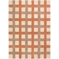 Broste Copenhagen Tapis Edith jaune/beige - 200x300cm
