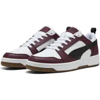 Puma Chaussures de sport Rebound V6 Low, blanches, taille 38 1/2 pour homme, blanches, taille 38 1/2