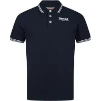 Lonsdale Polo hommes coupe régulière EASTLEIGH Navy/Ice/Off-White XXL