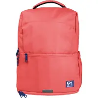 Oxford +lb b-out Sac à dos scolaire - compartiment isotherme - fermeture éclair extensible - bretelles rembourrées et réglables - taille 42x30x15-20cm - couleur rose