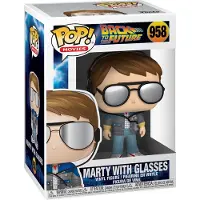 Funko POP! Retour vers le futur - Marty with Glasses 958 - Pop ! - Figurine en vinyle