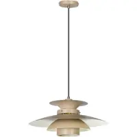 Eth Lampe suspendue cool Potenza 50 cm de crème