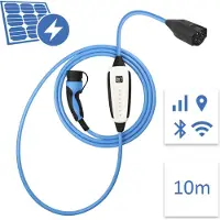NRGKick 32A Pure pour utilisateurs photovoltaïques GSM/GPS/SIM 10 m WLAN