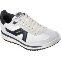 SKECHERS Baskets basses 'SKX 92 - SPECTIVE' gris clair / noir / blanc