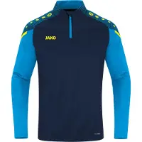 Jako T-Shirt fonctionnel 'Challenge' bleu marine / bleu cyan / bleu néon / jaune