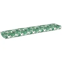 vidaXL Coussin de palette Floral Motif de feuille 200 x 40 x 8 cm