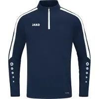 Jako Top zippé pour enfants Power, Couleur:marine, Taille:140
